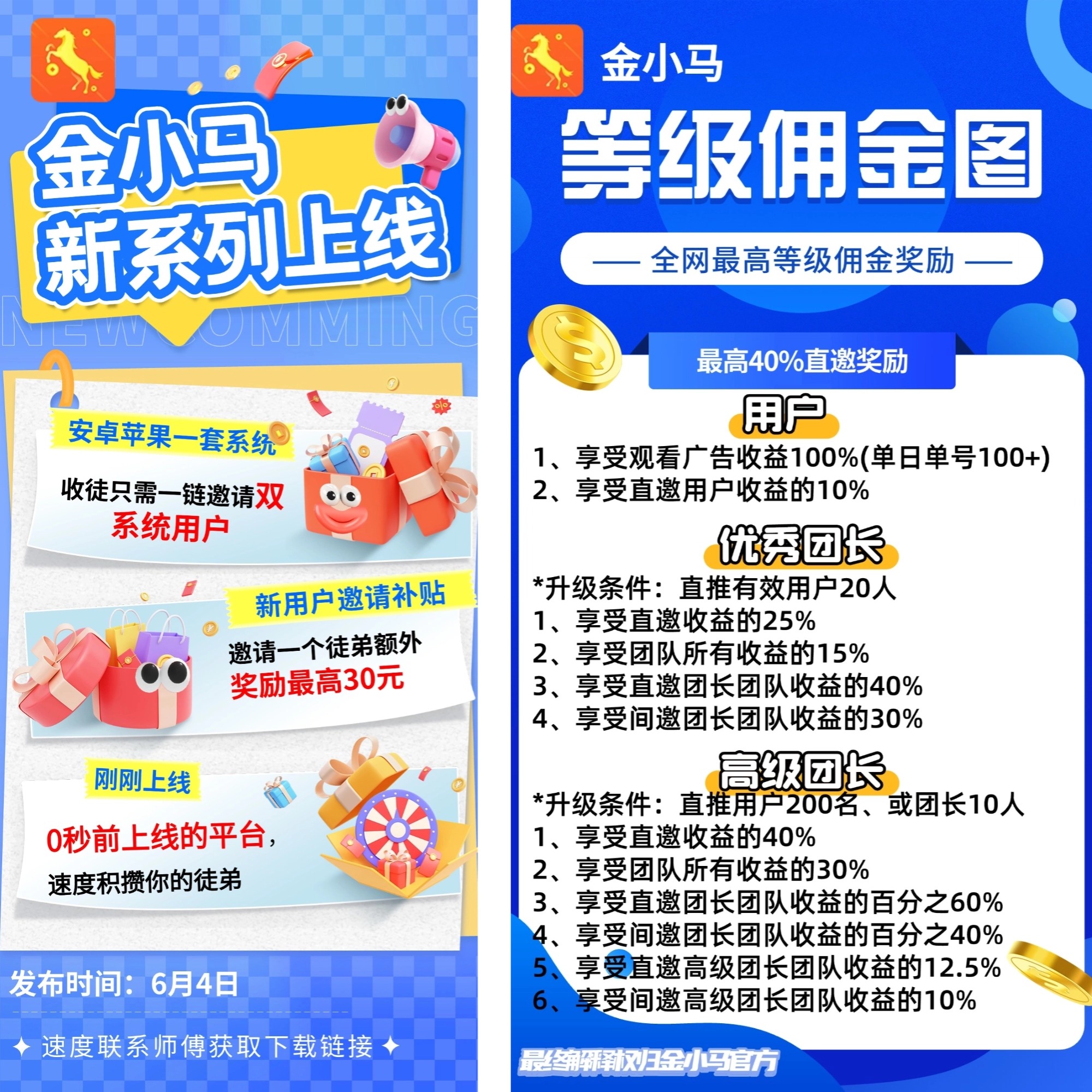 金小马广告神盘，项目首发