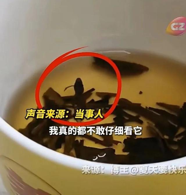 知名茶饮被曝喝出青蛙？当事人：太恶心了