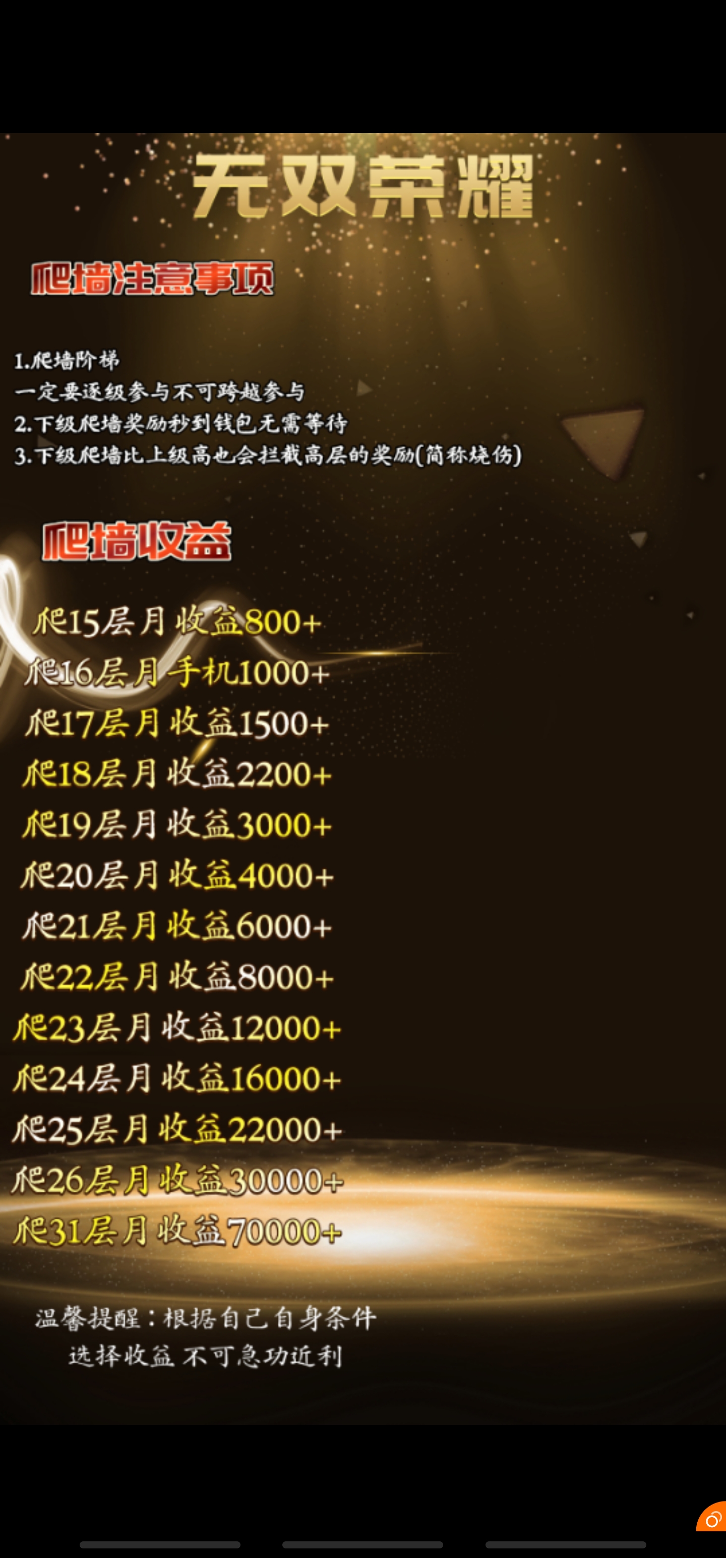无双荣耀，0撸项目全网首码，进群对接