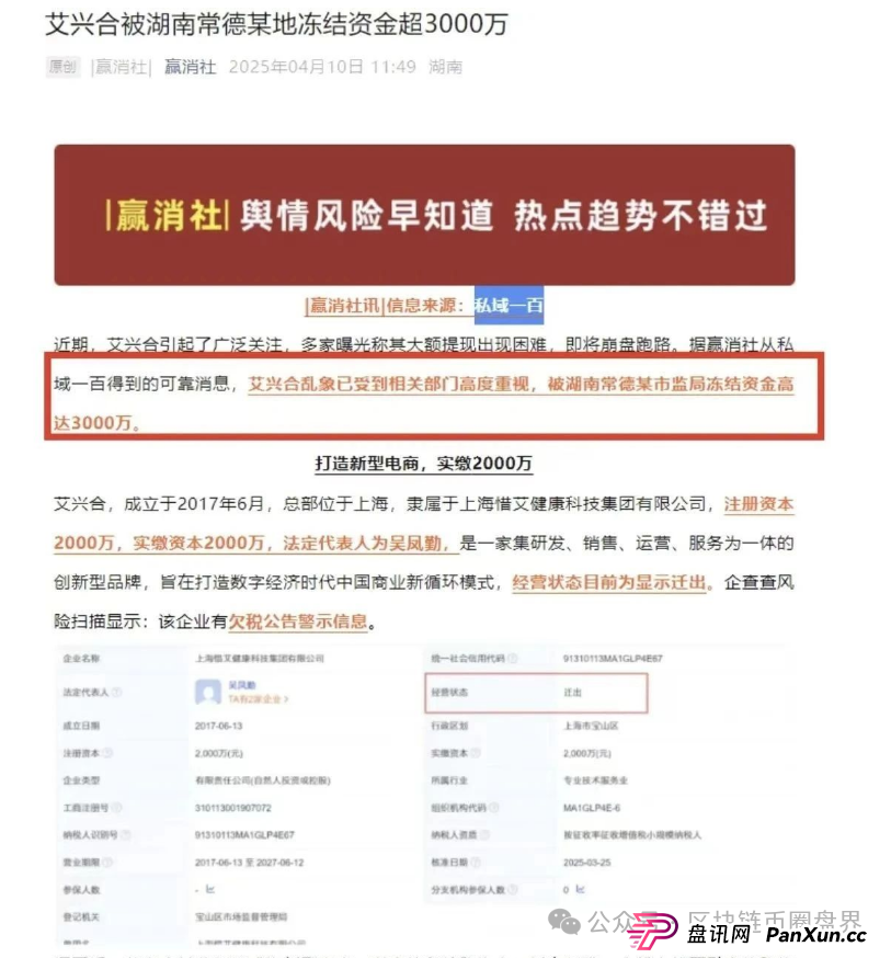 艾兴合暴雷！百亿资金盘崩塌，数千投资者被套：高收益骗局为何屡试不爽？