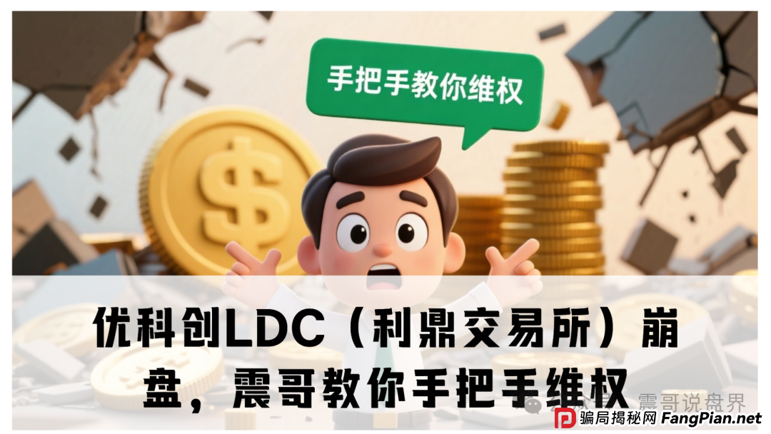 优科创LDC(利鼎交易所)已经崩盘,警惕二次收割,震哥教你手把手维权
