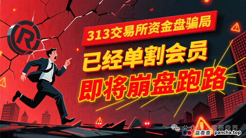 313交易所资金盘骗局,已经单割会员,即将崩盘跑路