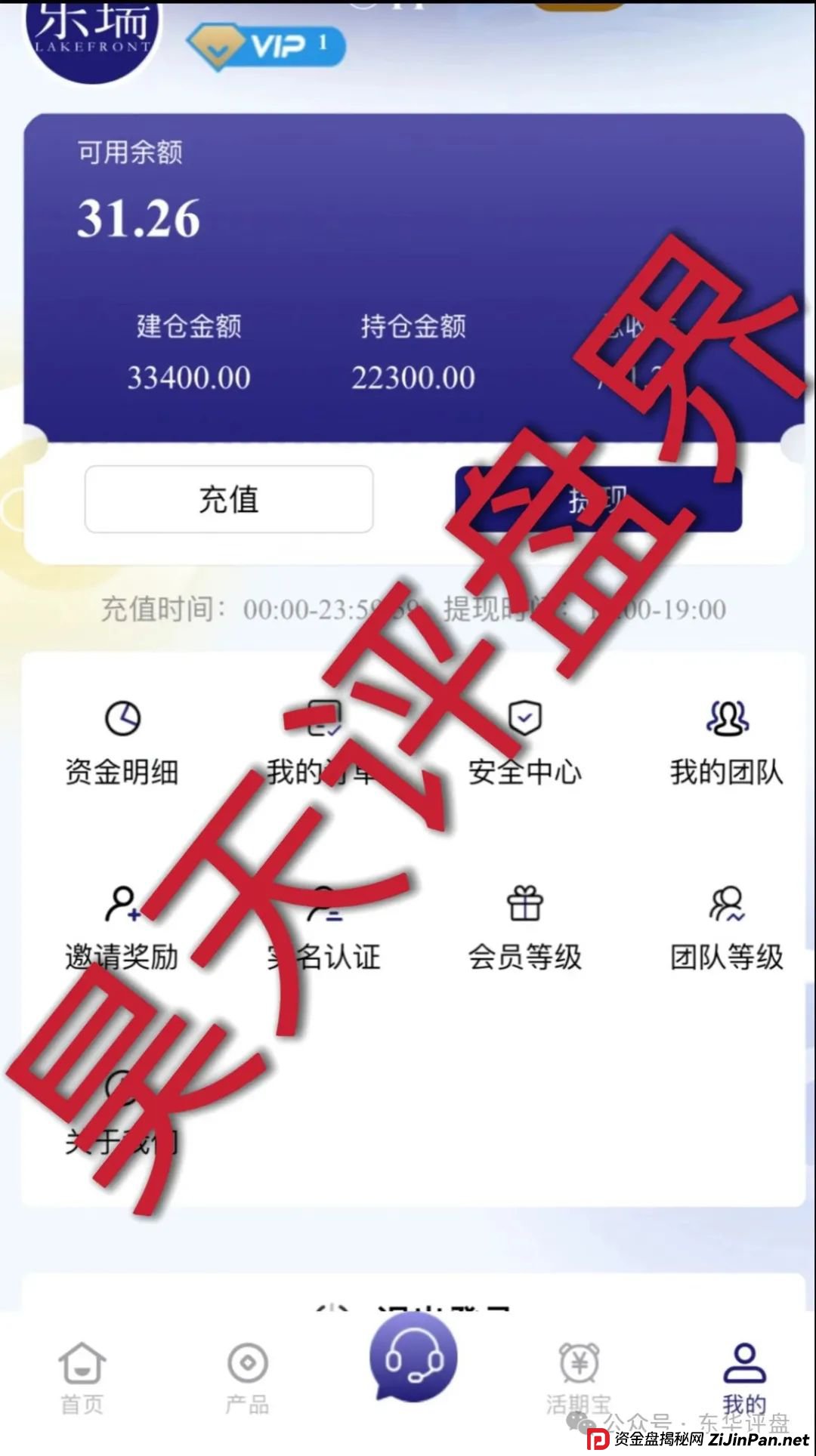 假冒的“乐瑞资产”虚构投资理财项目，实则就是资金盘骗局，乐瑞官方已经多次发声明澄清，目前已经开始单割，